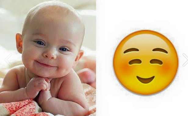 Wau ! Bayi Gemes Imut Ini Mirip Gambar Emoticon BBM 
