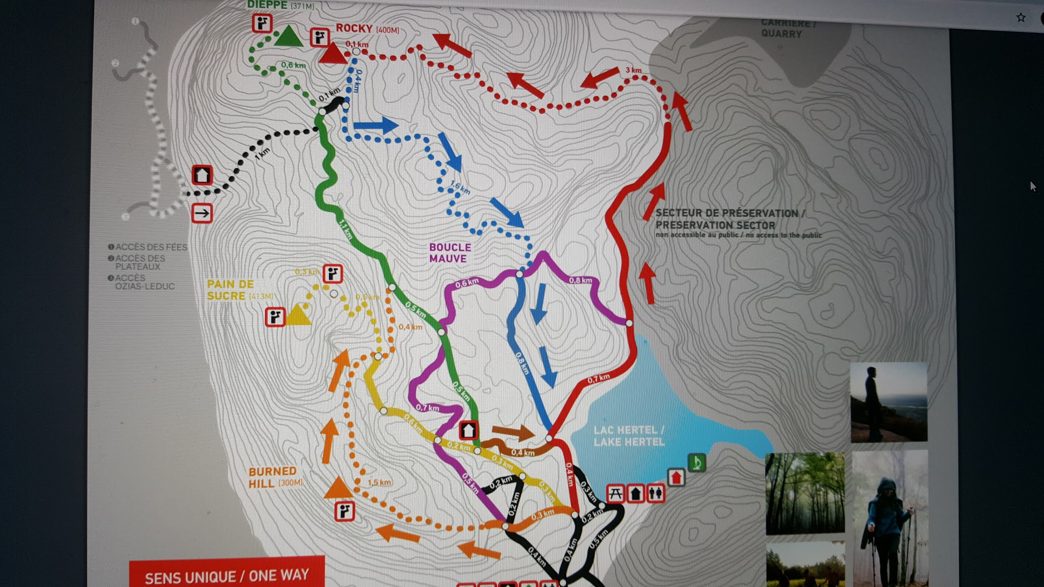 Randonnée au mont SaintHilaire sur les sommets Rocky, Sunrise, Dieppe