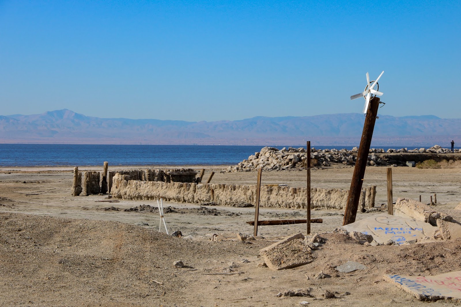 Gravel Beach Bombay Beach