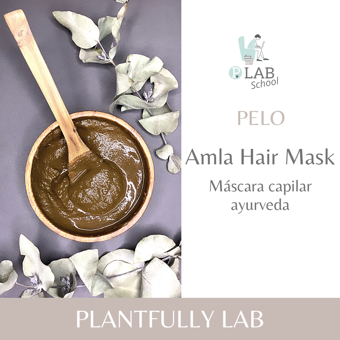 Plantfully LAB online school Amla Hair Mask Máscara capilar ayurveda