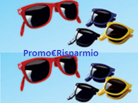 Vinci 40.000 occhiali da sole pieghevoli con Galbani Logo Vinci 40.000 occhiali da sole pieghevoli con Galbani