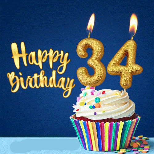 Happy 34th Birthday Wishes for Husband & Friend Image - WishesHippo
