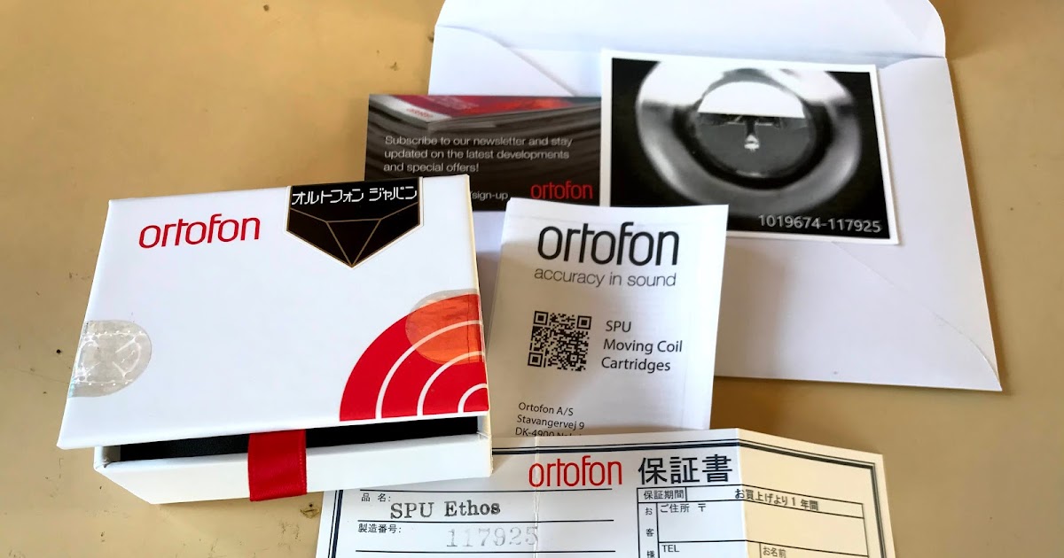 Good Time & Audio, Fragrance in the Life: Ortofon SPU Ethos
