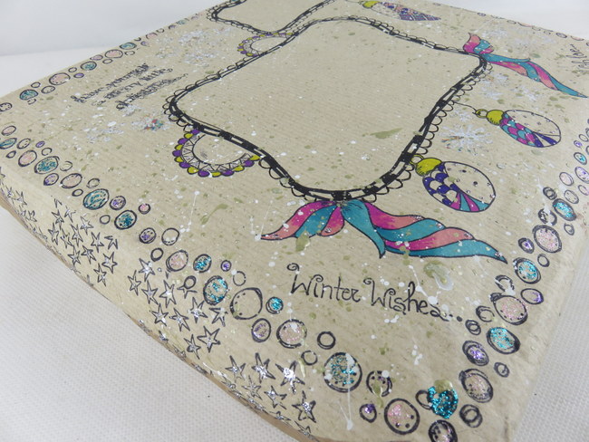 PaperArtsy: 2016 #24 Glittering Up The Mailbox {by Darcy Wilkinson}