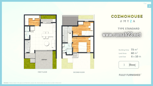 Cozmo House At BSD City Rumah Compact 6X10