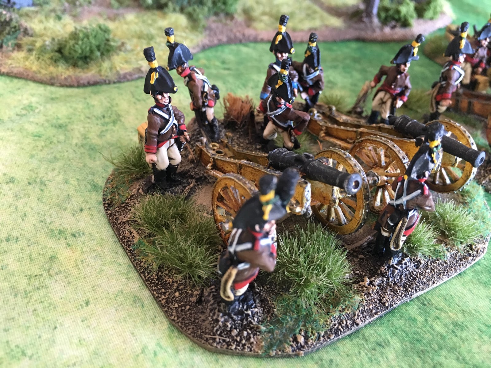 With Pyjamas through a whiff of grapeshot! Artillery complete and a