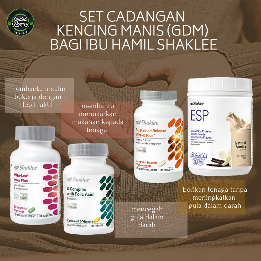Set Cadangan Kencing Manis(GDM) Bagi Ibu Hamil Shaklee