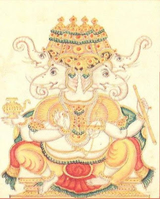 Dwija Ganapati Form of Lord Ganesha