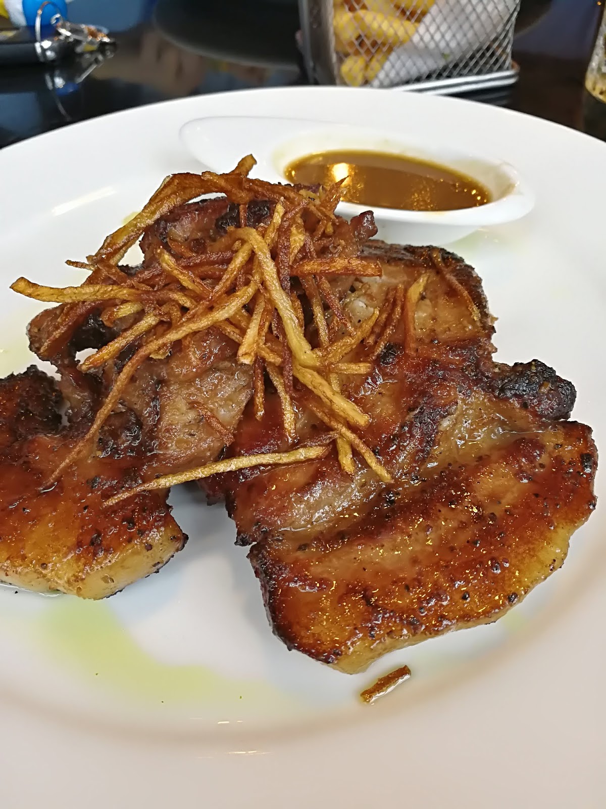 Grilled Pork Steak At 33 Blue Room Petaling Jaya Shirley My