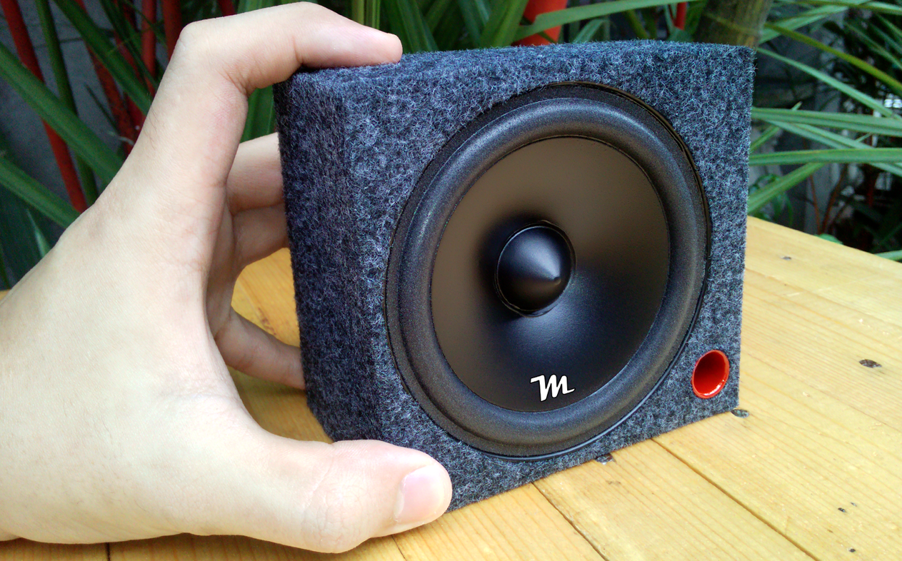 diy mini subwoofer box