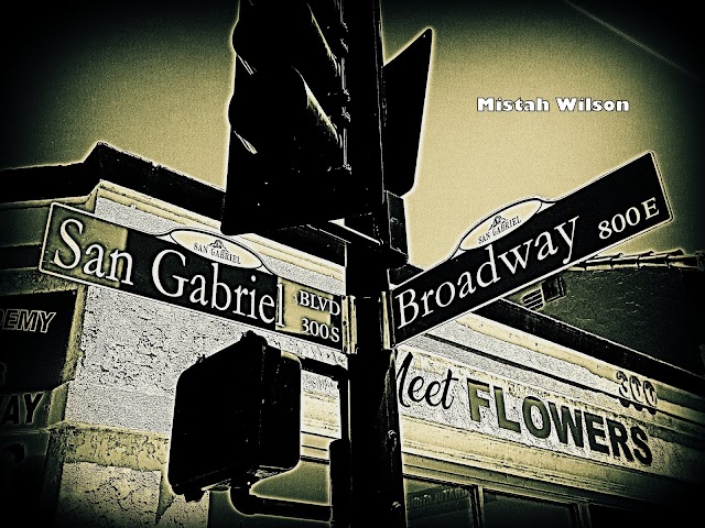San Gabriel Boulevard & Broadway, San Gabriel, California by Mistah Wilson