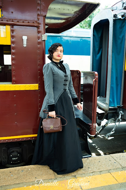 traje de passeio vitoriano 1890s - ensaio steampunk