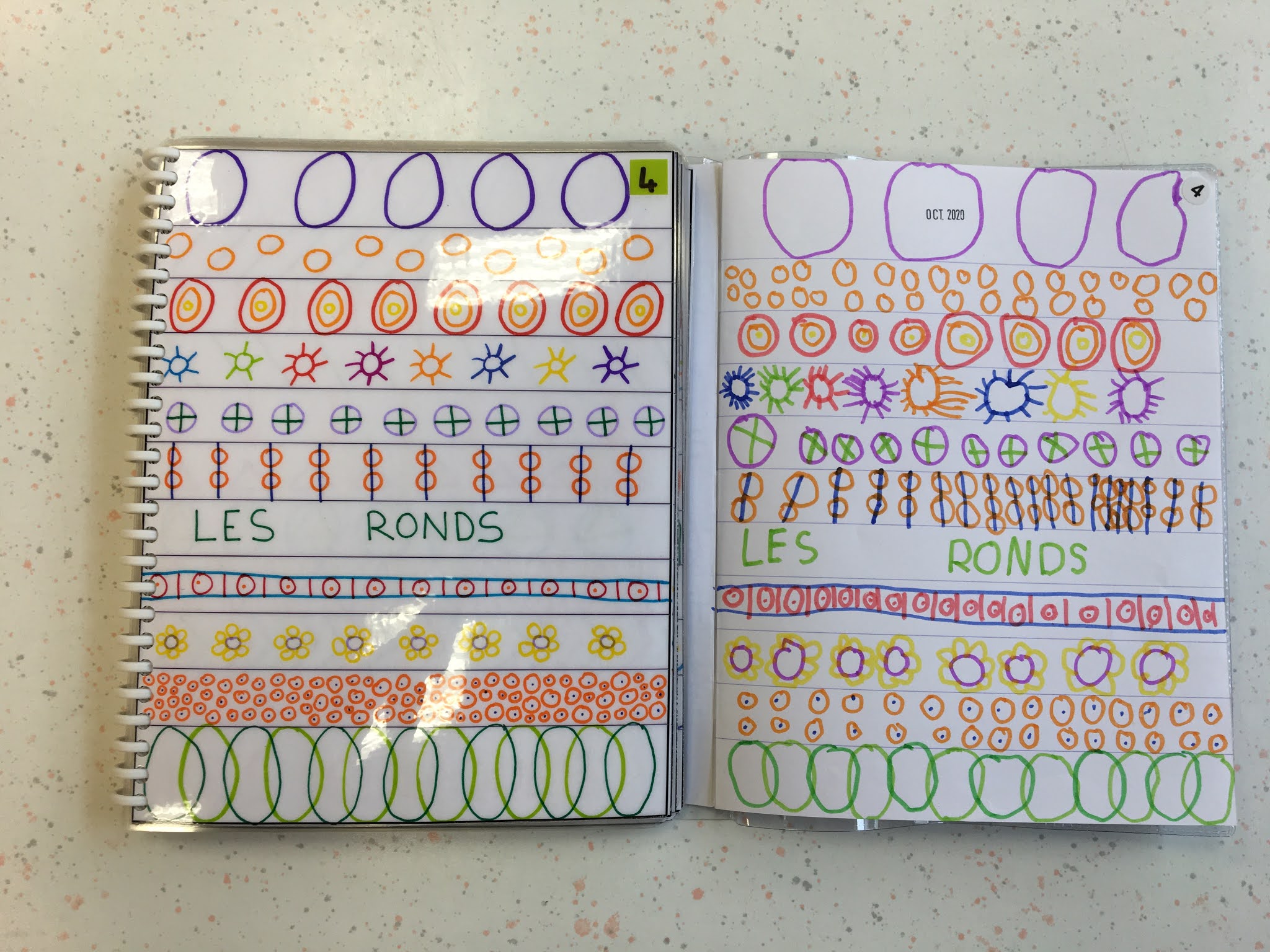 La maicresse à bicyclette: Cahier de graphisme décoratif en autonomie.