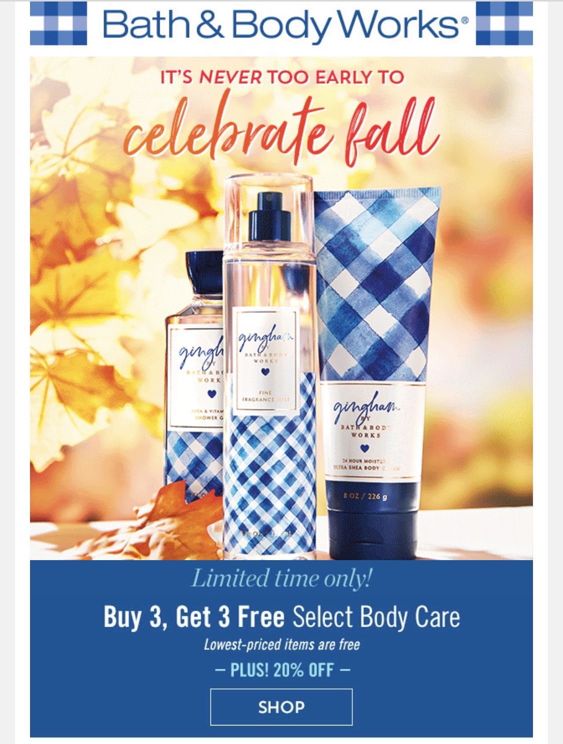 Life Inside the Page: Bath & Body Works | Today's Email - August 1, 2019