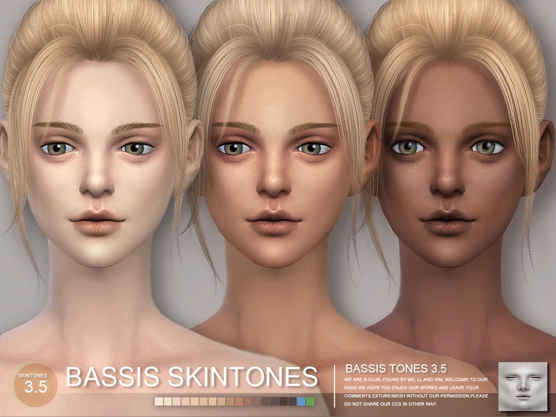 sims 4 cc skin color default