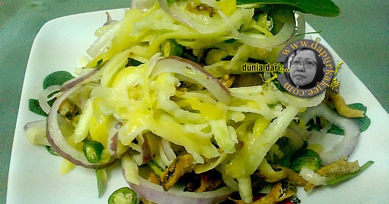 Kerabu Mangga Ala Somtam Fauziahsamadcom