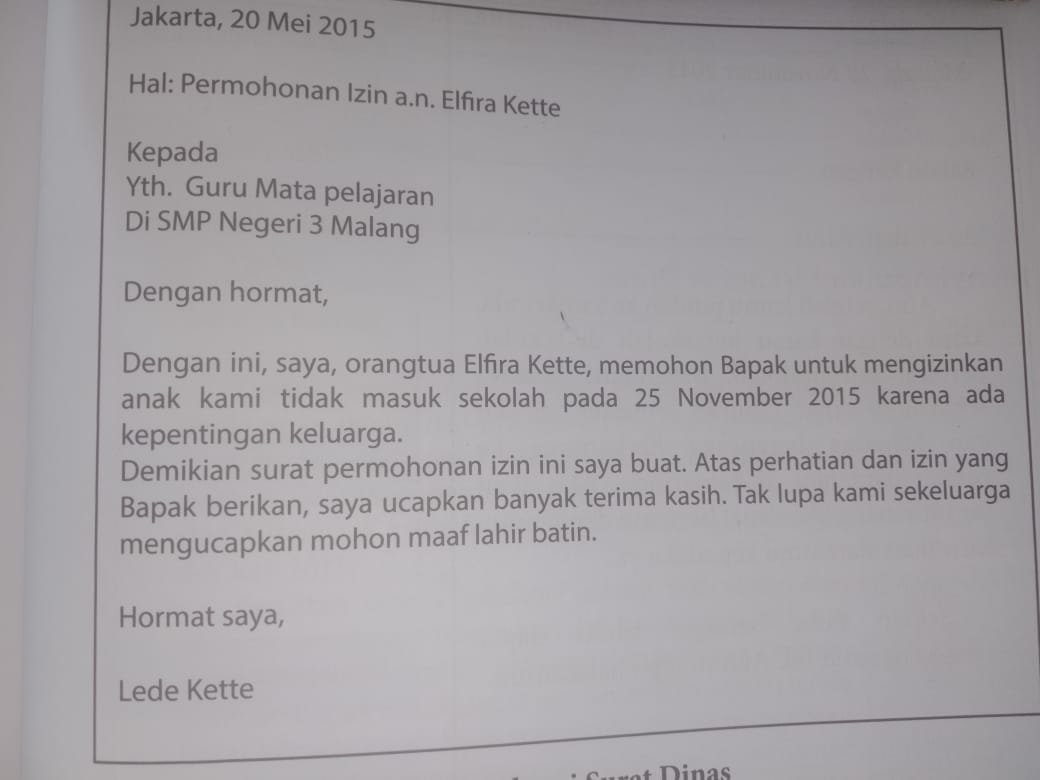 30+ Soal Bahasa Indonesia Kelas 7 Materi Surat Pribadi Dan Surat Dinas 30+ Soal Bahasa Indonesia Kelas 7 Materi Surat Pribadi Dan Surat Dinas