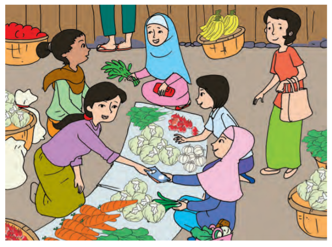 Aktivitas di Pasar (Halaman 58, 59) - BELAJAR KURIKULUM 2013