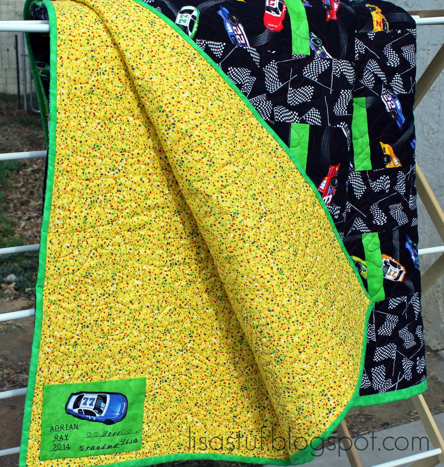 Stuff-n-Such By Lisa: Quilt-Along Challenge - Race Car Quilt