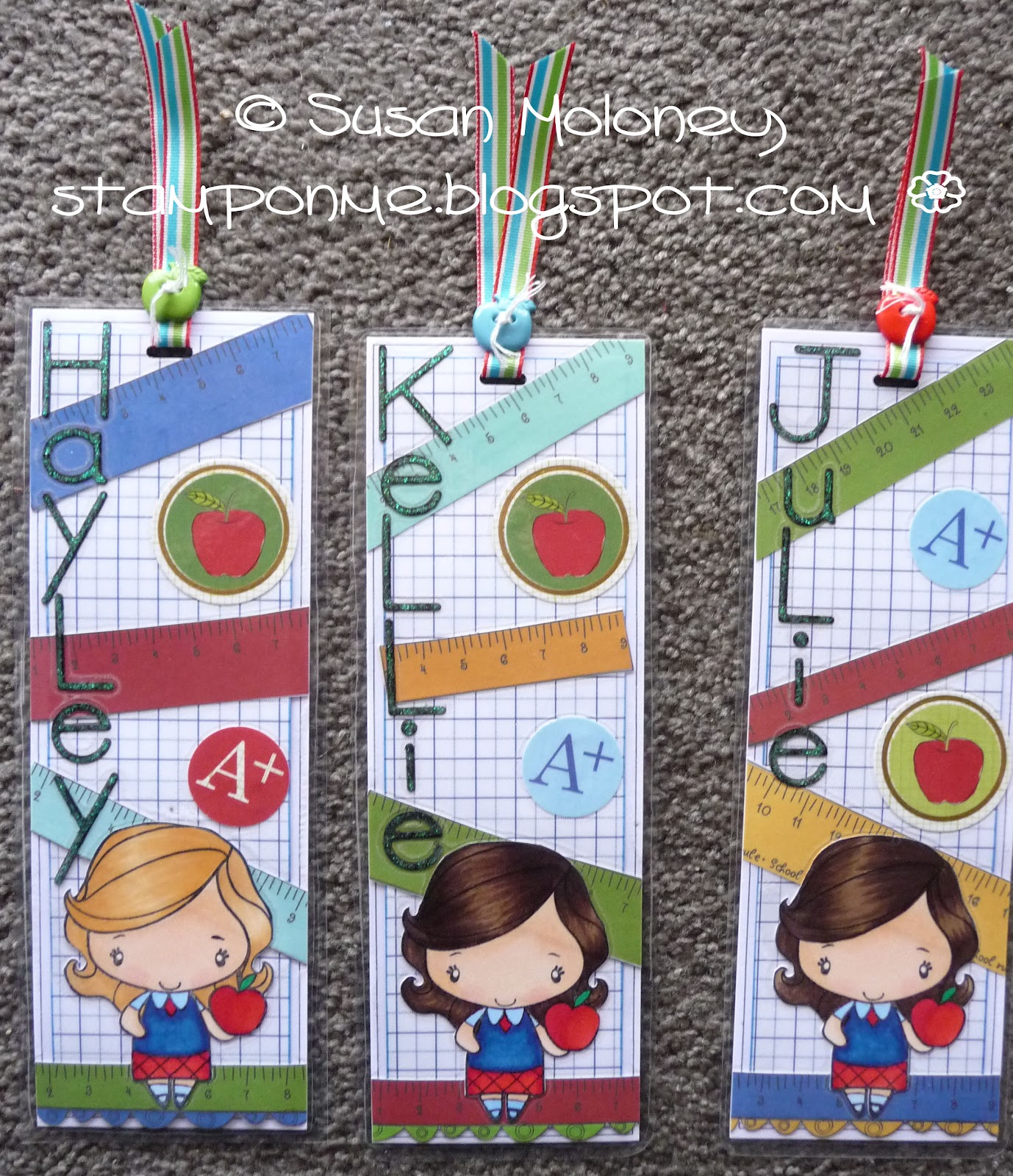 Stamp On Me: Teacher Anya Bookmarks (M4M DT post)