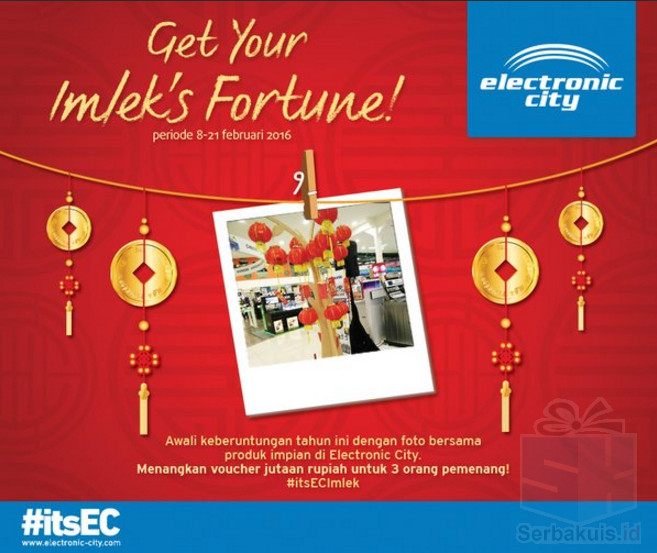 Kontes Foto Imlek Electronic City Berhadiah 3 Voucher Jutaan Rupiah Kontes Foto Imlek Electronic City Berhadiah 3 Voucher Jutaan Rupiah