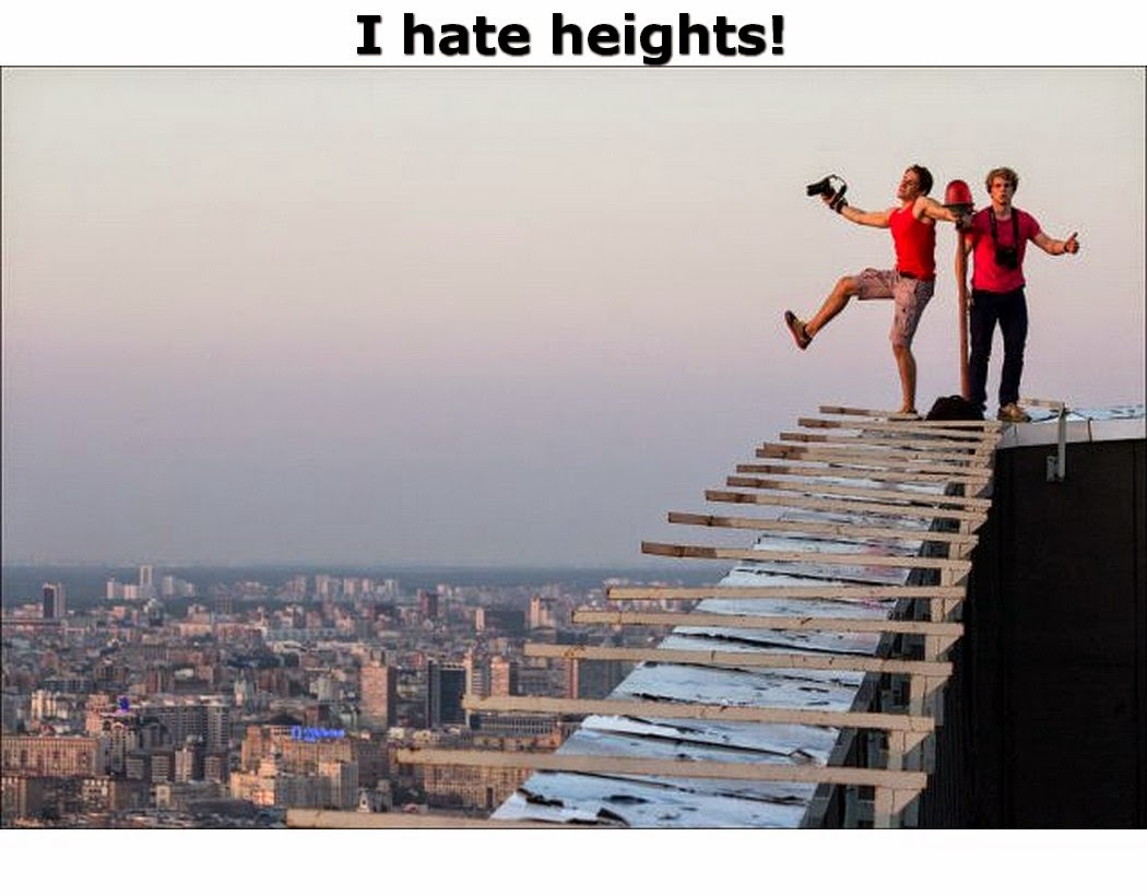 Fear of heights. Страх высоты. Высота. Боязнь высоты. Быть на высоте.