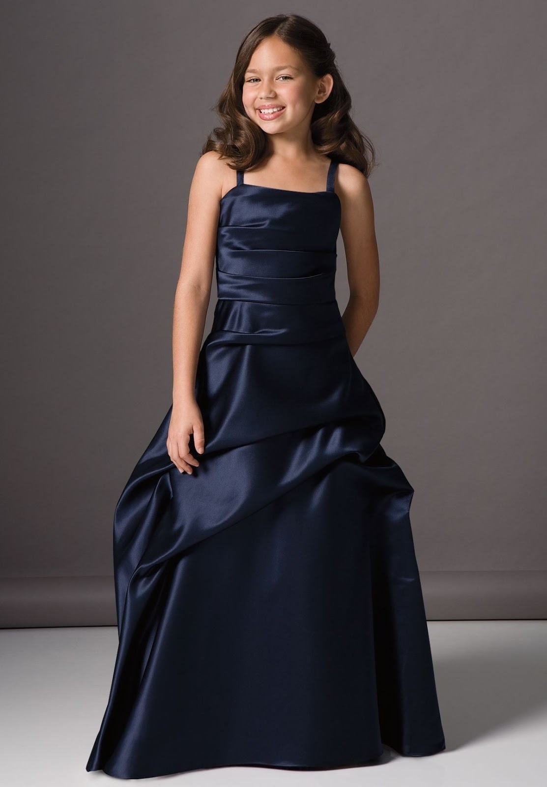 WhiteAzalea Junior Dresses: Beautiful Navy Blue Junior Bridesmaid Dresses