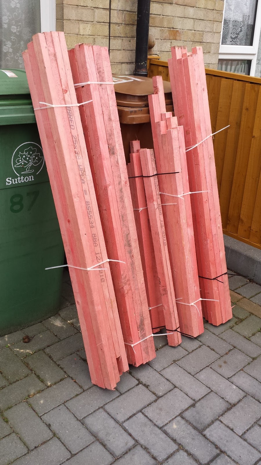 Alans Allotment Timber Roof Batten