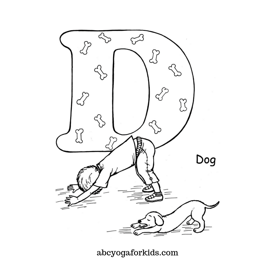 Yoga For Kids Get Ready For Kindergarten With Yoga Coloring Fun