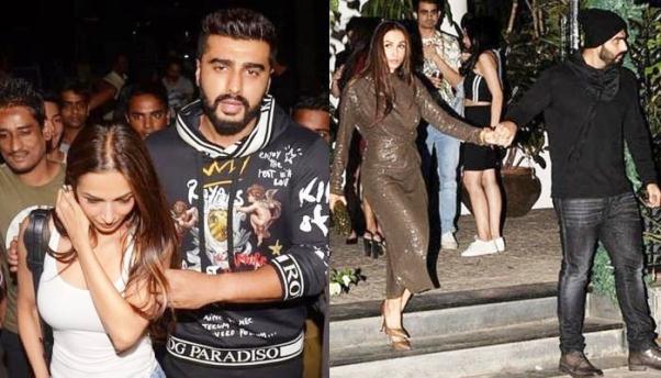 Malaika with Arjun