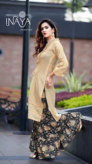 Inaya Libas Studio LPC 25 Party wear kurti with Sharara