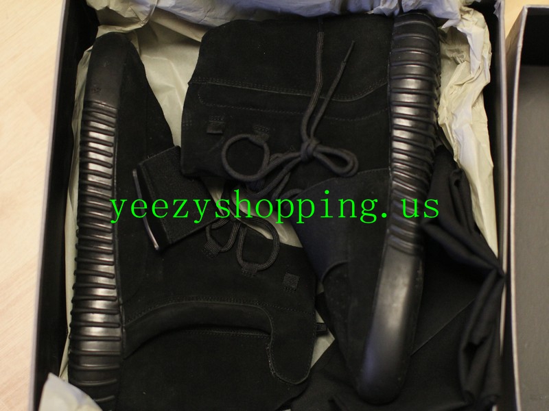 Men 's Adidas Yeezy Boost 750 Triple Black