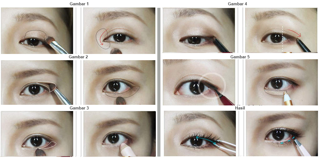 Cara Make up ala Korea Beserta Gambarnya