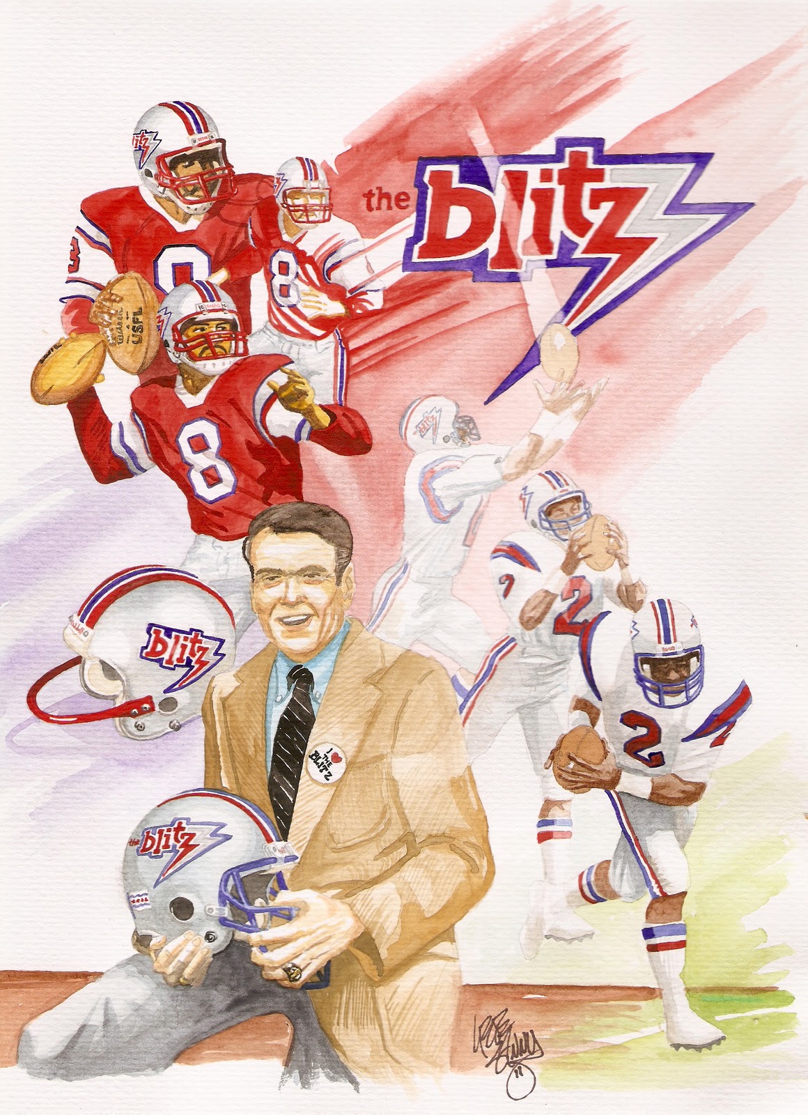 Football...and other important things. USFL Chicago Blitz
