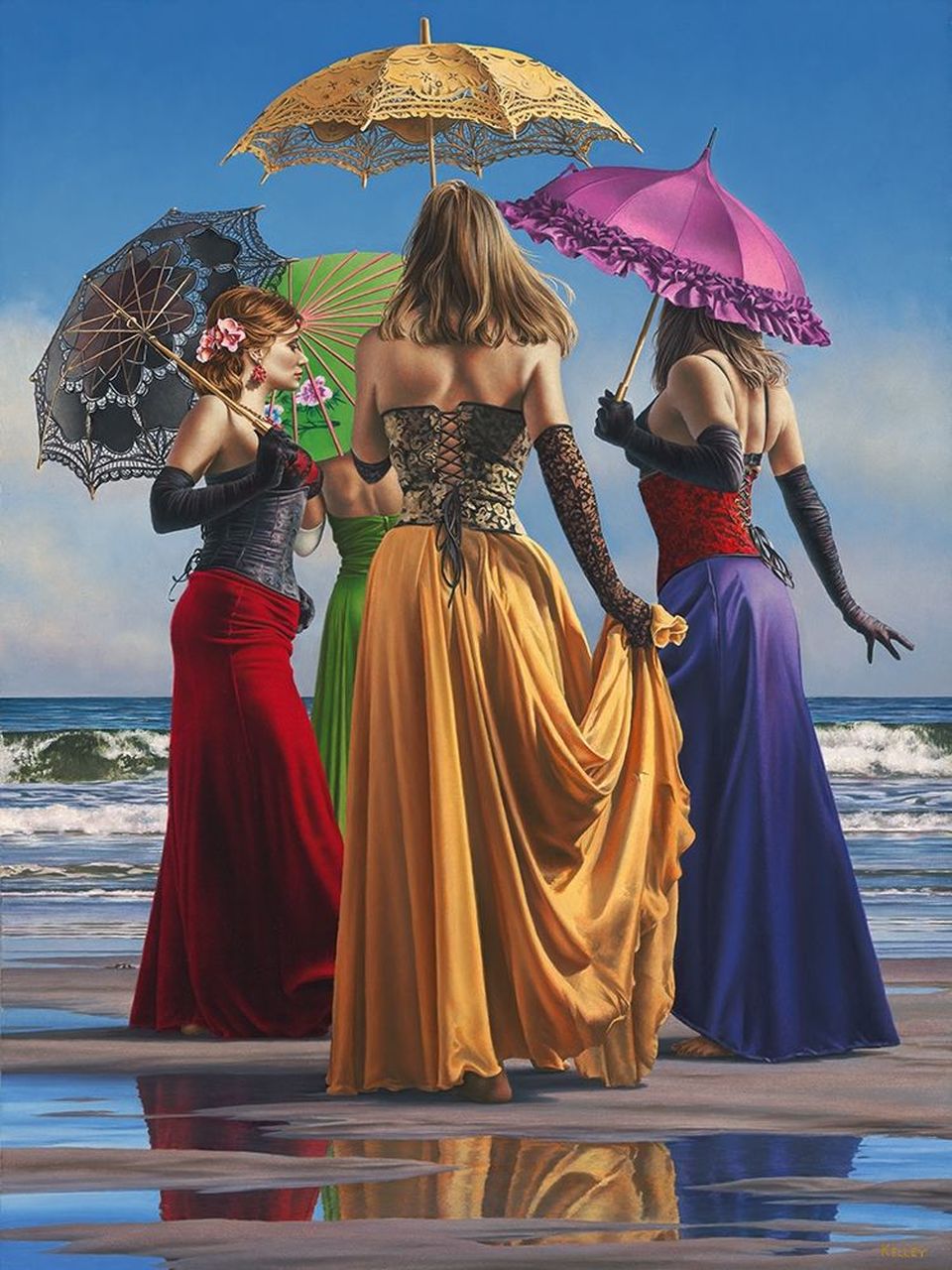 Paul Kelley, 1955 Figurative painter Tutt'Art Pittura * Scultura