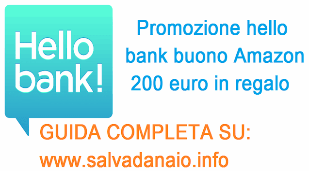Promozione-hello-bank-regala-buono-amazon-100€-euro