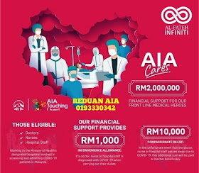 Elaun RM1000 atau Khairat RM10,000 percuma untuk doktor, jururawat dan kakitangan hospital