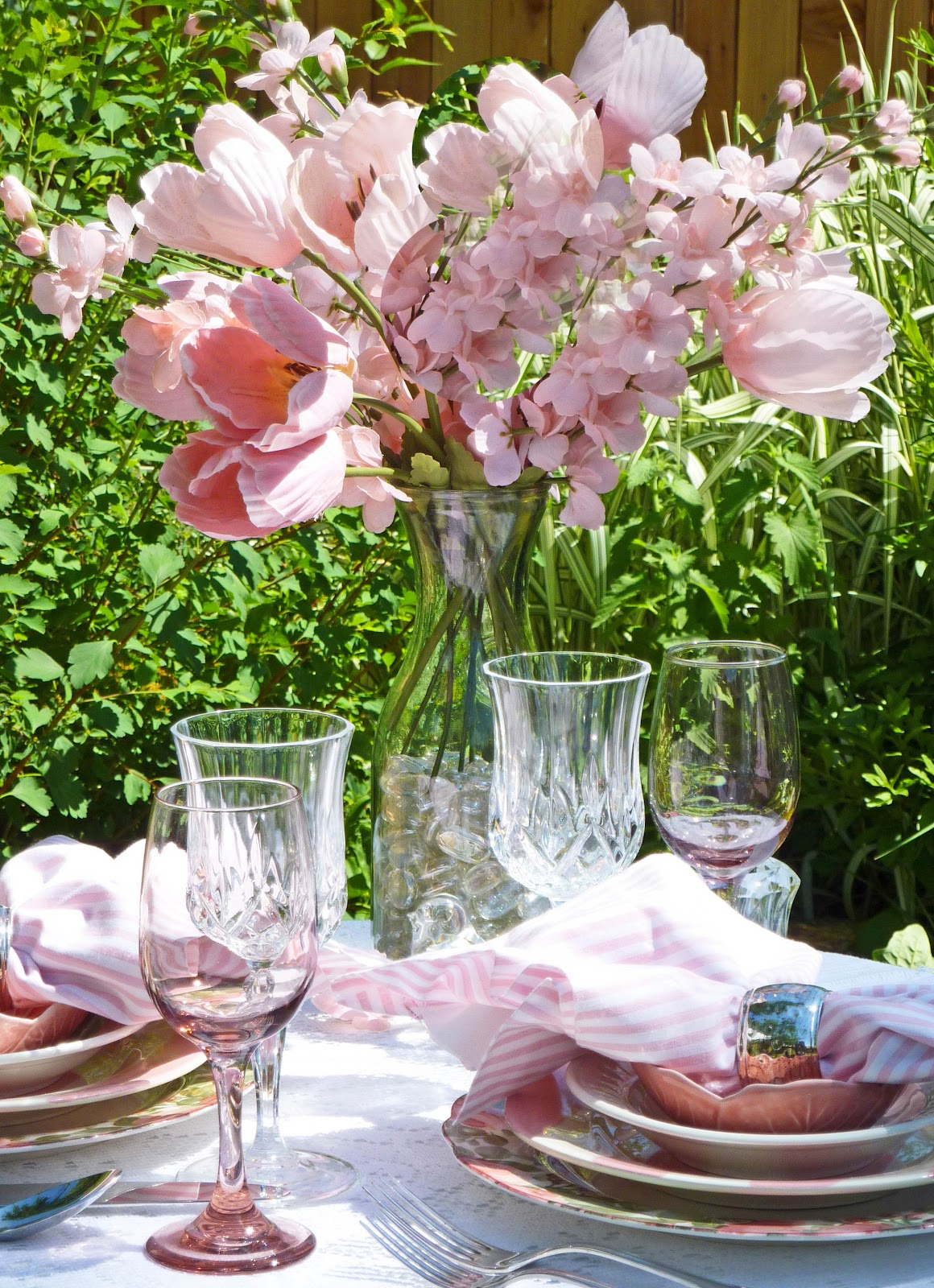 Creating Wonderful Spaces: Painting the Garden Pink!