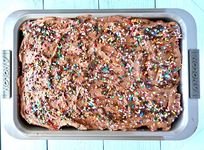 Buttermilk Birthday Cake with Chocolate Frosting 