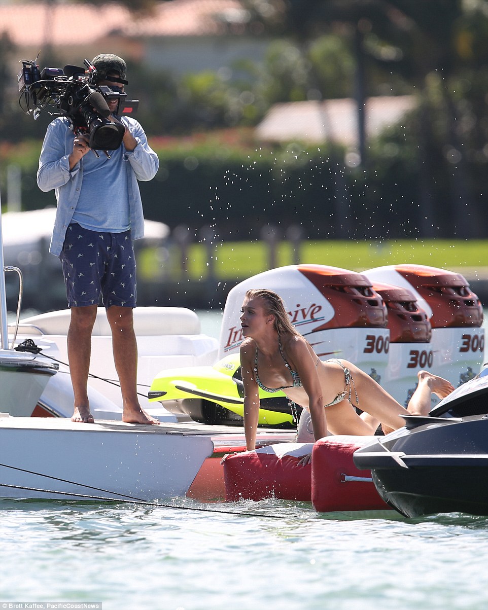 Joanna Krupa Topless Sunbathing on a yacht in Miami. 