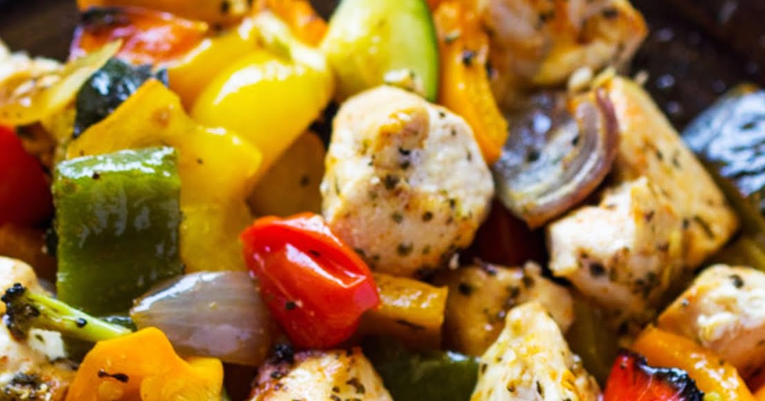 15 MINUTE HEALTHY ROASTED CHICKEN AND VEGGIES - 3 SECONDS