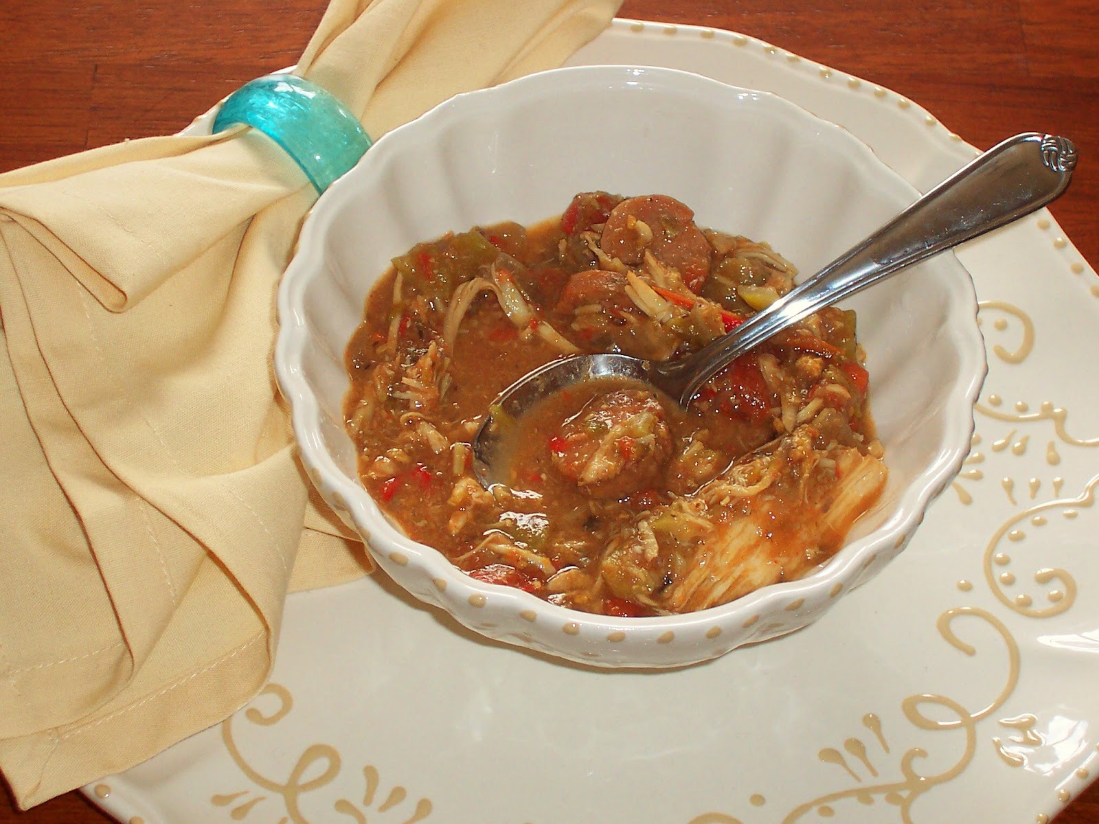Cooking with Kary Gumbo in the Crock Pot Low and Slow