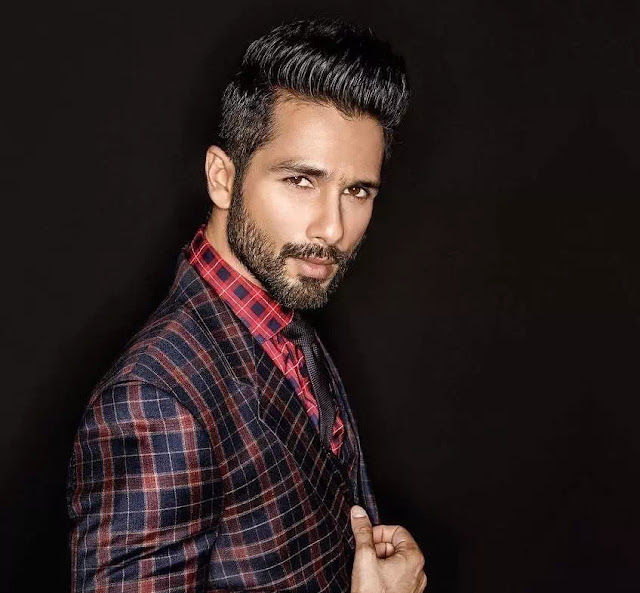 Shahid Kapoor Classic Pompadour Hairstyle