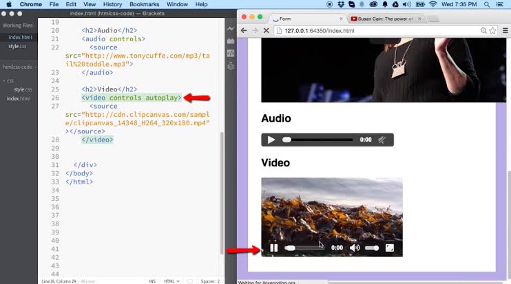 How to put video on a html webpage | TronLite AI Academy