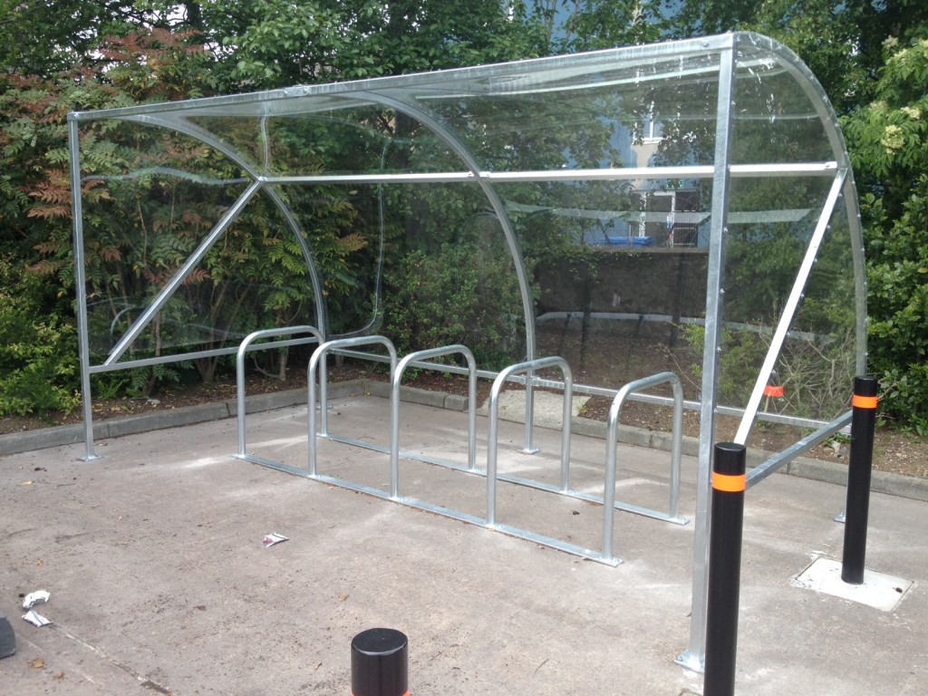 bike parking shelter