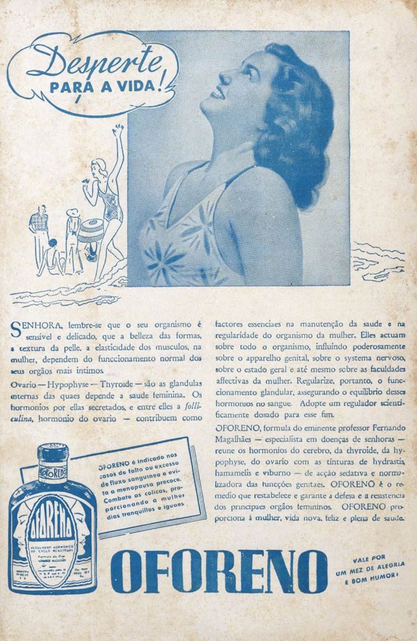 Propaganda antiga do Oforeno veiculada no ano de 1941