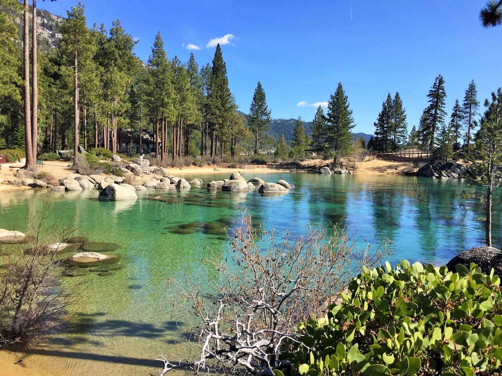 Down the Road Crystal Clear Lake Tahoe, CA