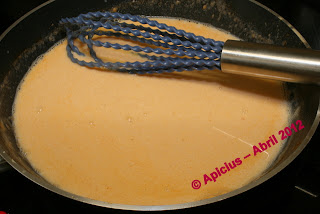  Pimientos rellenos con velouté de langostinos 