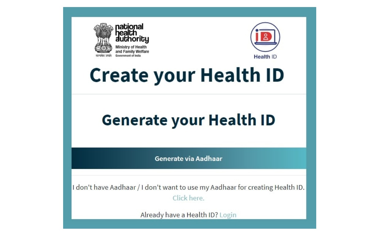 Health Id Card Registration