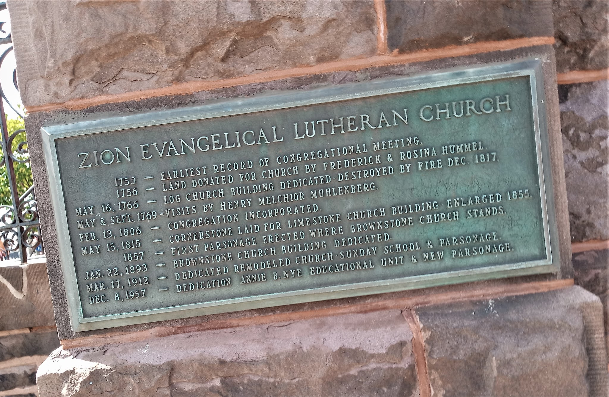 Pennsylvania & Beyond Travel Blog The Historic Zion Evangelical